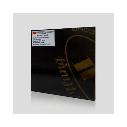 Vietnamese Manufacturer's Top Choice 12mm Thickness Black Film Faced Plywood Waterproof High-Strength 4x8 Mainly Birch E1