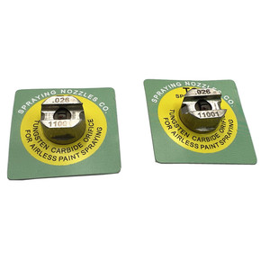 <span class=keywords><strong>Buse</strong></span> <span class=keywords><strong>de</strong></span> pulvérisation à jet plat en carbure <span class=keywords><strong>de</strong></span> tungstène haute pression 11001-TC avec embouts <span class=keywords><strong>de</strong></span> résistance pour le nettoyage des industries <span class=keywords><strong>de</strong></span> vente au détail et agricoles - Product Image 2
