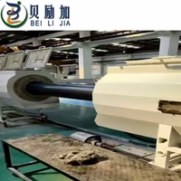 Ligne de production de tuyaux en HDPE/LDPE/PP à double vis Beilijia, dimensions personnalisables, contrôle PLC, longue durée de vie, composants essentiels