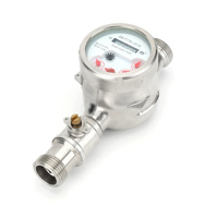 Compteur d'eau multi-jets DN15, disponible en OEM/ODM pour la gestion des fournitures d'eau, système AMR/AMI, support OEM/ODM