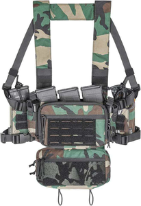 PTG 1000D Nylon Tactische Borsttuig Camo Schietuitrusting voor Jagen en Gym Gebruik Serie Vest met Praktische Uitrusting Gymtassen - Product Image 6