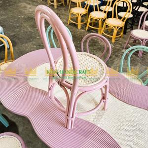 Silla infantil de ratán natural moderna hecha a mano, solución de asiento cómoda para salas de juegos, sala de estar, precio competitivo para exteriores - Product Image 6