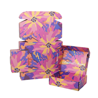 Boîte postale d'expédition en carton ondulé avec logo personnalisé en gros petite entreprise chaussure pliante vêtements papier d'emballage fait stratification mate