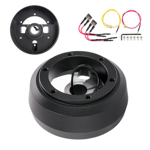 Volante 171H y Adaptador de Cubo de Volante para Jeep Wrangler 2007-2018, Kit de Actualización de Aleación de Aluminio Negro - Product Image 1