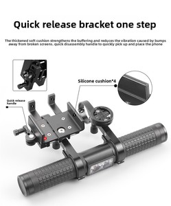 Support de vélo 5-en-1 avec logo personnalisé, phare LED 1200Lm, batterie externe 10000mAh, support de téléphone et support de montre - Product Image 2