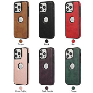 สำหรับไอโฟน 14 โปรแม็กซ์/14 โปร/14 พลัส/14 เคสโทรศัพท์มือถือหนัง PU พรีเมียม ป้องกันได้เต็มรูปแบบ ด้ามจับกันลื่น - Product Image 2
