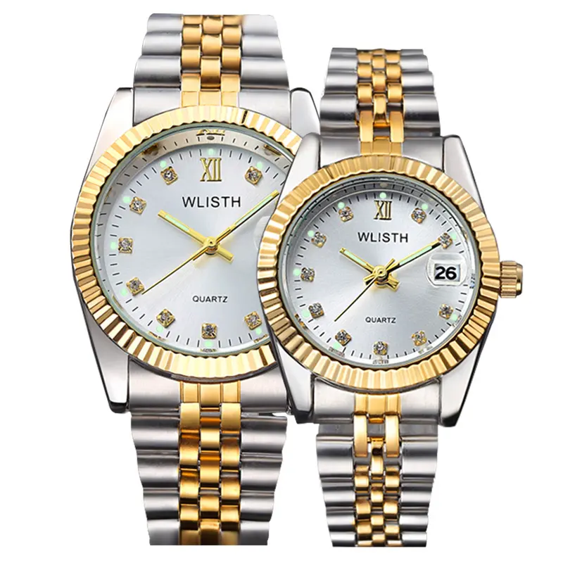 Wlisth ремешок для часов из нержавеющей стали, роскошные часы, женские наручные часы на заказ, оптовая продажа, Заводские часы reloj