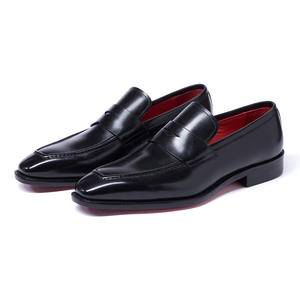 Mocasines Negros Clásicos - Zapatos de Hombre Hechos a Mano, Cómodos y Duraderos, con Aumento de Altura, para Otoño, Casuales de Negocios, con Parte Superior de Cuero Vacuno - Product Image 6