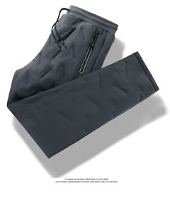<span class=keywords><strong>Pantaloni</strong></span> invernali in Cashmere e <span class=keywords><strong>velluto</strong></span> <span class=keywords><strong>pantaloni</strong></span> Casual da uomo di grandi dimensioni in cotone <span class=keywords><strong>con</strong></span> cappuccio - Product Image 4