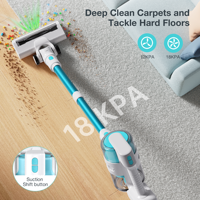 Aspirateur sans fil intelligent portable et rechargeable MOOSOO S6 Mate pour la maison