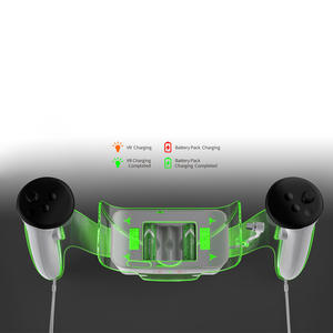 <span class=keywords><strong>Support</strong></span> de contrôleur de station d'accueil de charge avec 2 piles rechargeables pour <span class=keywords><strong>casque</strong></span> Meta Quest 3S / Quest 3 / Quest 2 VR - Product Image 4