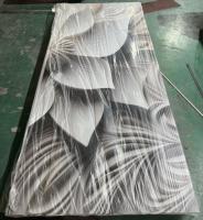 Plaque murale en PVC mince de 3 mm, effet marbre, haute brillance, revêtement UV, imperméable, pour la décoration intérieure des halls de villas
