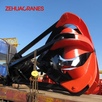 ZEHUA Grappin de préhension multi-pétales pour ferraille de coques d'orange 0,8 m³-12 m³ Moteur hydraulique CE pour levage de déchets métallurgiques