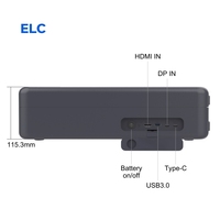 ELC Packgo Smart TV de 27 Pulgadas, Pantalla Táctil Tipo Tablet, Android 14, 1920*1080, con Maletín Portátil para Ver Partidos de Golf, Pantalla Inteligente