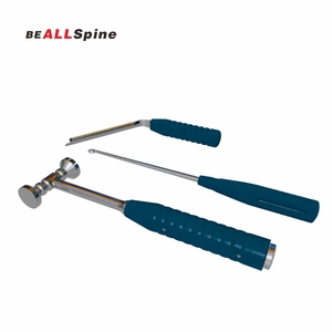 Set di Strumenti per Chirurgia Endoscopica Spinale Biportale: Curette, Separatore Muscolare, Scalpello di Localizzazione, Dilatatore, Rongeur Osseo, Nucleus - Product Image 2