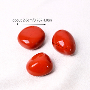 Pierres et cristaux de haute qualité en gros : Pierre roulée de jaspe rouge pour la décoration et la guérison - Product Image 3