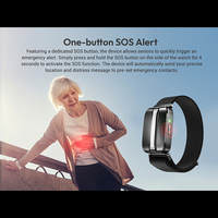 JCVital V6 Pulsera Inteligente Multifunción con Monitorización de Salud ECG, Pulseras de Fitness, Reloj Inteligente, Relojes Inteligentes y Dispositivos Portátiles