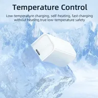 Adaptateur secteur USB-C PD 40W à charge rapide pour iPhone 17/16/15 Pro Max/Air Mini avec Qualcomm Quick Charge et transfert de données