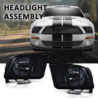 Ensemble de phares compatible avec Ford Mustang 2005 2006 2007 2008 2009 Pare-chocs Phares
