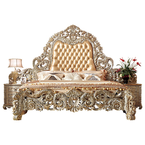 RIKKASI in legno palazzo stile Extra-large <span class=keywords><strong>letto</strong></span>-camera da <span class=keywords><strong>letto</strong></span> reale mobili-lussuoso classico antico <span class=keywords><strong>letto</strong></span> <span class=keywords><strong>matrimoniale</strong></span> in legno - Product Image 6