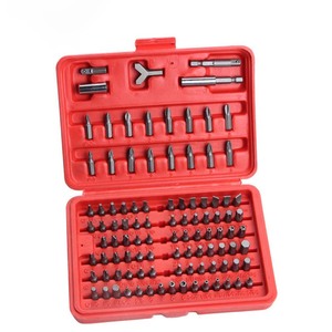 Lot de 100 embouts de tournevis de sécurité anti-effraction, avec tige hexagonale de 1/4 po, pour perceuses électriques, visseuses et tournevis manuels - Product Image 4