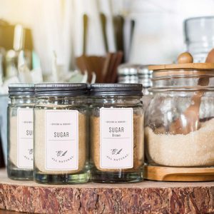 Kitchen Identification Printed Spice Jar Stickers <strong>Pantry</strong> <strong>Labels</strong> - Product Image 2