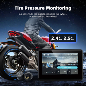 จอแสดงผลไร้สายขนาด 5 นิ้วสำหรับมอเตอร์ไซค์ รองรับ CarPlay และ Android Auto พร้อมระบบนำทาง GPS สำหรับมอเตอร์ไซค์  รองรับ BT TPMS  หน้าจอหมุนได้ทั้งแนวนอนและแนวตั้ง - Product Image 4