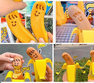 เครื่องทำวาฟเฟิล<span class=keywords><strong>กล้วย</strong></span>แบบกินได้เครื่องทำแพน<span class=keywords><strong>เค้ก</strong></span><span class=keywords><strong>กล้วย</strong></span>หอมเชิงพาณิชย์ออกแบบได้ตามต้องการ - Product Image 6