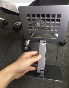 Soporte Giratorio <span class=keywords><strong>360</strong></span>° Flexible de Aleación para Tablet y Teléfono, Portátil, Universal, Ajustable en Altura y Ángulo, de Aleación de Aluminio - Product Image 6