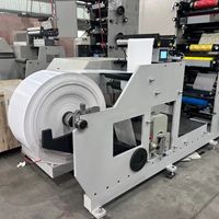 Mesin Cetak Kertas Thermal 5 Warna Model RTRY-420 dengan Pemotongan Rotary Die