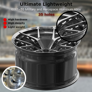 Zw Chất Lượng Cao Bóng Màu Đen Cho BMW 6061 17 20 18 19 Inch 22x12 Giả Mạo Lõm Hợp Kim Tùy Chỉnh 5x112 Xe 5x120 Bánh Xe - Product Image 2