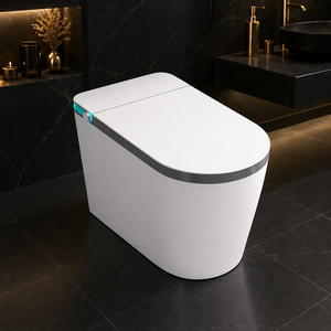 Nouvelle Conception de Cuvette de <span class=keywords><strong>Toilette</strong></span> en Céramique pour Usage Domestique, <span class=keywords><strong>Toilette</strong></span> Intelligente à Lavage Automatique pour Hôtel, WC Intelligent - Product Image 1