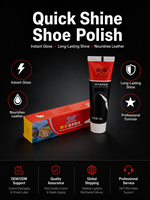 Betún para Zapatos de Uso Único Jin Yang Instant Shine Easy Clean, Capacidad Pequeña Estándar de 30g