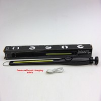 Nouvelle lampe de travail LED COB haute luminosité, lampe d'entretien automobile, rechargeable par USB, étanche, lampe de secours, aimant, indicateur de niveau de batterie