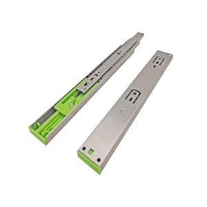 3 veces de extensión completa de cerca de Cojinete de bolas cajón de diapositivas 45Mm canal telescópico de <span class=keywords><strong>cierre</strong></span> <span class=keywords><strong>suave</strong></span> rodamiento de <span class=keywords><strong>corredera</strong></span> - Product Image 4