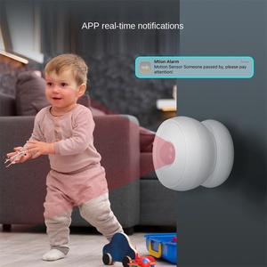 Zigbee Graffiti Smart Home App fasatura PIR a infrarossi del corpo umano sensore magnetico di movimento e posizione di installazione - Product Image 3