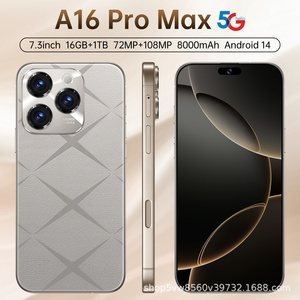 Teléfono Inteligente <span class=keywords><strong>A16</strong></span> ProMax Octa Core Android 14, Éxito de Ventas Transfronterizo, 16+1T, Venta Directa de Fábrica para Dropshipping - Product Image 1