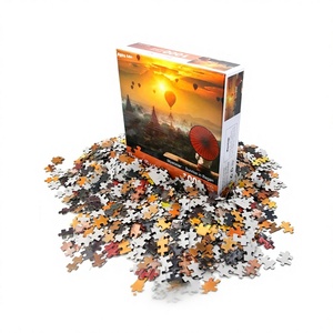 Rompecabezas <span class=keywords><strong>de</strong></span> Terciopelo <span class=keywords><strong>de</strong></span> Papel <span class=keywords><strong>de</strong></span> 1000 Piezas <span class=keywords><strong>de</strong></span> Fábrica Original, OEM Profesional, Alta Dificultad, Embalaje con Tapa <span class=keywords><strong>Cielo</strong></span> y Tierra, Transfronterizo - Product Image 1