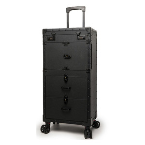 Keyson nhà máy bán buôn thiết kế mới chuyên nghiệp hairdessing Xe đẩy trường hợp hỗ trợ OEM nhôm trang điểm <span class=keywords><strong>Train</strong></span> trường hợp - Product Image 6