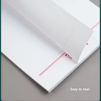 Papier à notes vierge personnalisable détachable, bloc-notes portable non adhésif, pages de bloc-notes de bureau grandes, moyennes, petites et mini