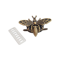 Vente en gros 3D abeille tour serrure en alliage de zinc métal torsion serrure pour sac interrupteur sac accessoires