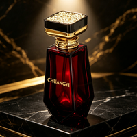 Flacon pulvérisateur de parfum en verre vide de luxe exquis, 100 ml, avec logo personnalisé par marquage à chaud et boîte cadeau pour emballage de parfum – Vente en gros