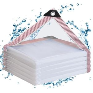 Telo Trasparente in PVC per Esterni, Protezione Solare e Antivento per Balconi, Impermeabile, Tagliabile, Vendita all'Ingrosso - Product Image 1