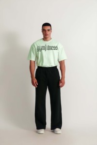 Personalizada <span class=keywords><strong>de</strong></span> gran tamaño <span class=keywords><strong>de</strong></span> los hombres nueva Oversize Dropped <span class=keywords><strong>Camiseta</strong></span> <span class=keywords><strong>verde</strong></span> claro gimnasio deporte al aire libre deporte <span class=keywords><strong>de</strong></span> gran tamaño <span class=keywords><strong>camiseta</strong></span> <span class=keywords><strong>de</strong></span> gimnasio para los hombres - Product Image 5