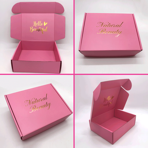 <span class=keywords><strong>Caja</strong></span> de Envío Rosa Personalizada, <span class=keywords><strong>Caja</strong></span> de Cartón Corrugado para Envíos, <span class=keywords><strong>Caja</strong></span> de Embalaje para Cosméticos, <span class=keywords><strong>Caja</strong></span> de Regalo Holográfica para Cuidado de la Piel/Belleza/Ropa - Product Image 6