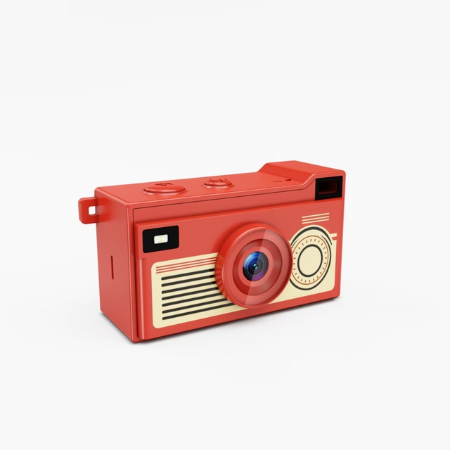 Feel Old 90s Photographs 1080P 30FPS HD Video Recording 12MP 1.47 Inches LCD Screen Body Worn Mini Camera Built-in LED