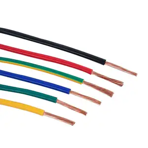 Wholesale BVR electrical cable PVC Insulated Single Core 1.5mm 2.5mm 4mm 6mm 10mm 16mm 25mm electrical building wire