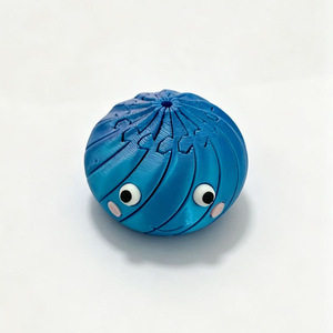 Jouet anti-stress imprimé en 3D en forme de chignon torsadé, figurine mignonne et amusante en forme de boulette en spirale - Product Image 4