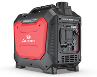 Neuer Aucan 2kW 2,3kVA 4-Takt Tragbarer Leiser Inverter Benzin-Generator Digitales Stromaggregat für Camping, Zuhause und Reisen
