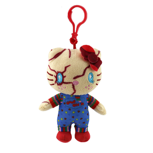 Muñeco de Peluche HorrorKitty de Halloween <span class=keywords><strong>Estilo</strong></span> Película, Llavero Creativo de Peluche, Adorno para Mochila en Varios Tamaños - Product Image 5